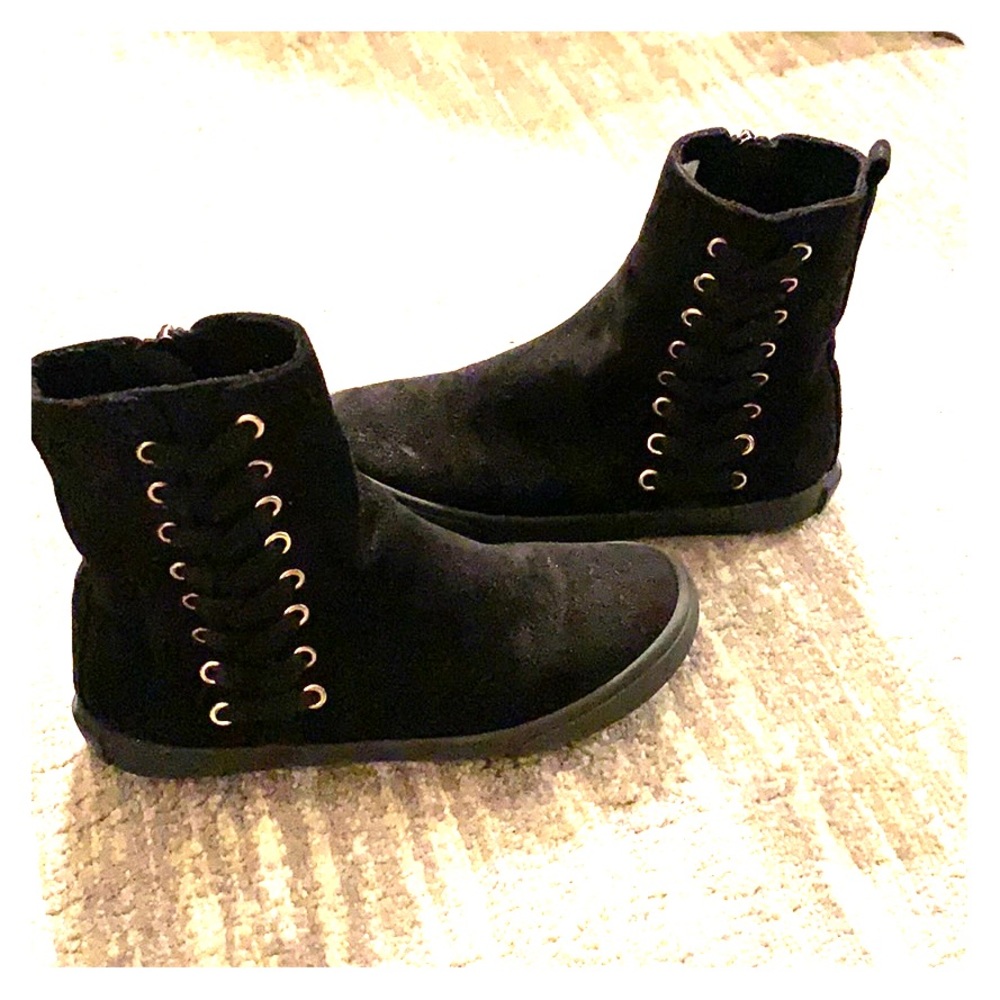Girls Amiana zipper boots